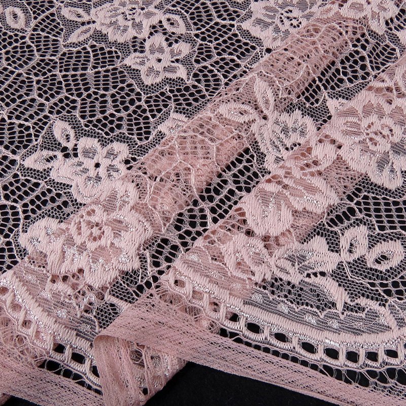 Lace Fabric Dress Small Floral Polyester for Women's Wear Wholesale Su 17